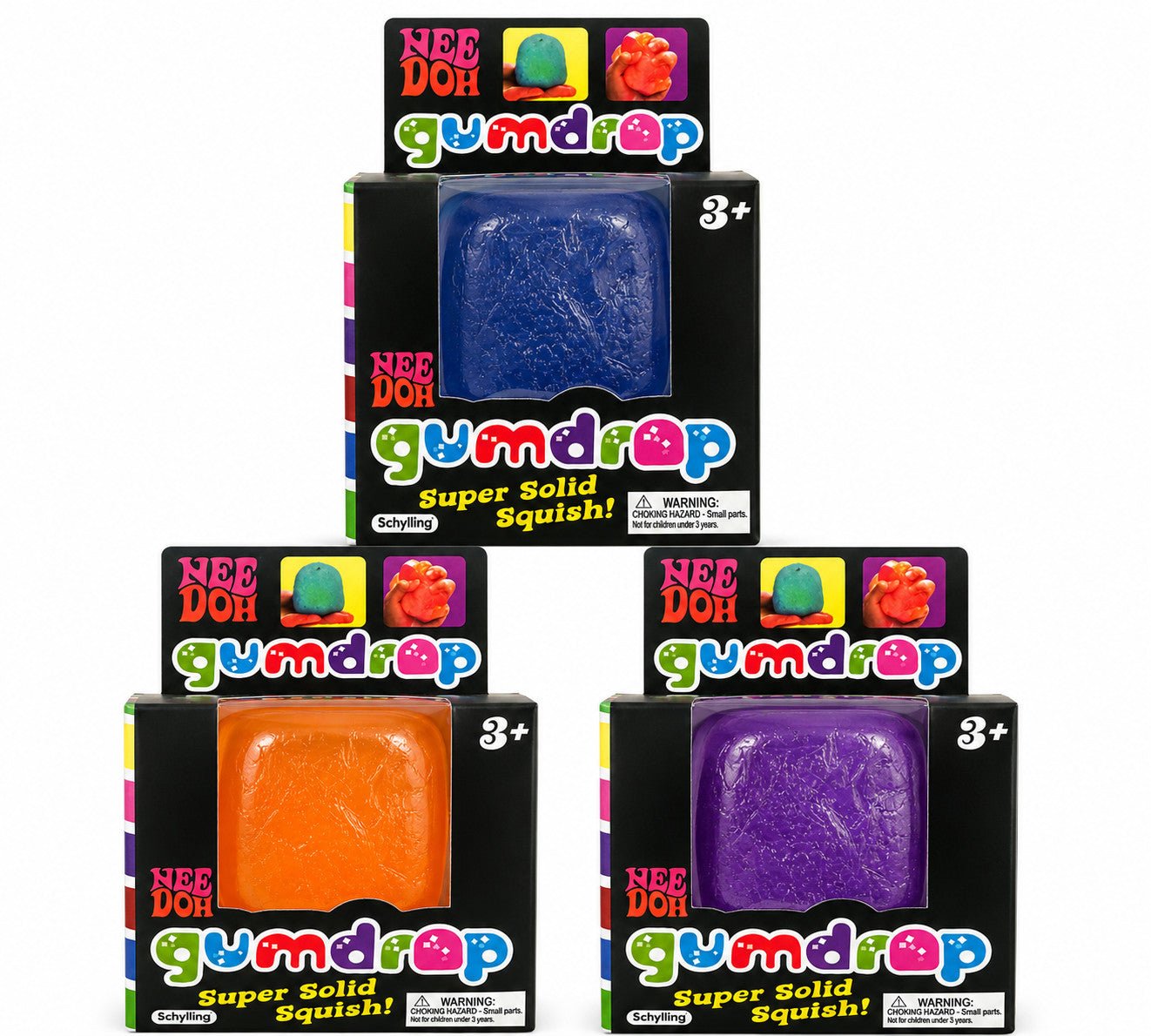 Needoh Gumdrop Squishy Toys