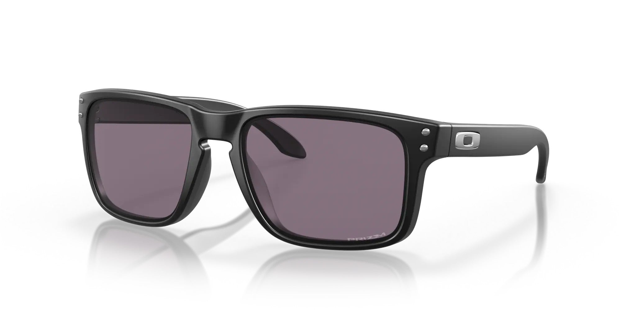 Oakley Matte Black w/ Prizm Grey Lens Holbrook Sunglasses Polarized