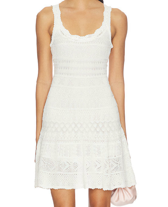 LoveShackFancy Darlena Dress Light Chai