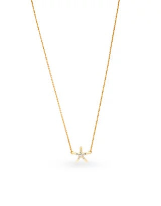 Spartina Shine Starfish Sea La Vie Necklace Gold