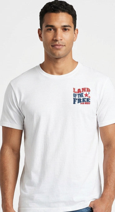 Shaddow and Fish Liberty Land USA Key West Tee SS White