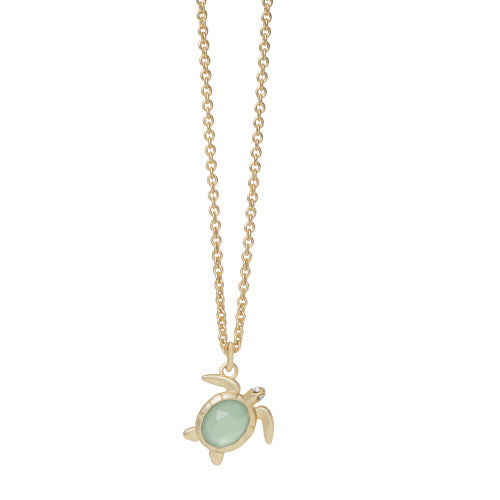 Spartina Sea Turtle Sea La Vie Necklace Gold