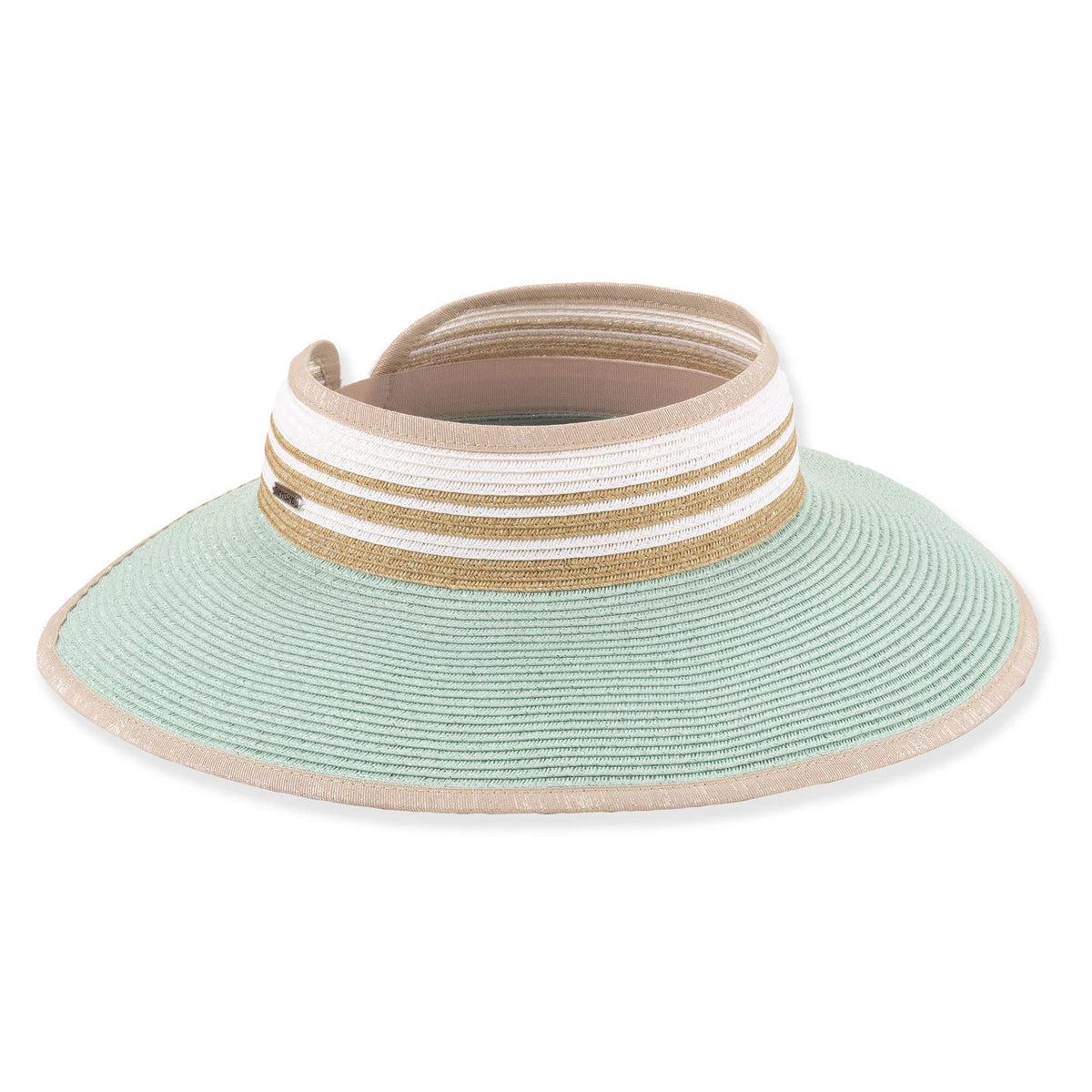 Sun 'N' Sand Chic Packable Rollup Visor Hat