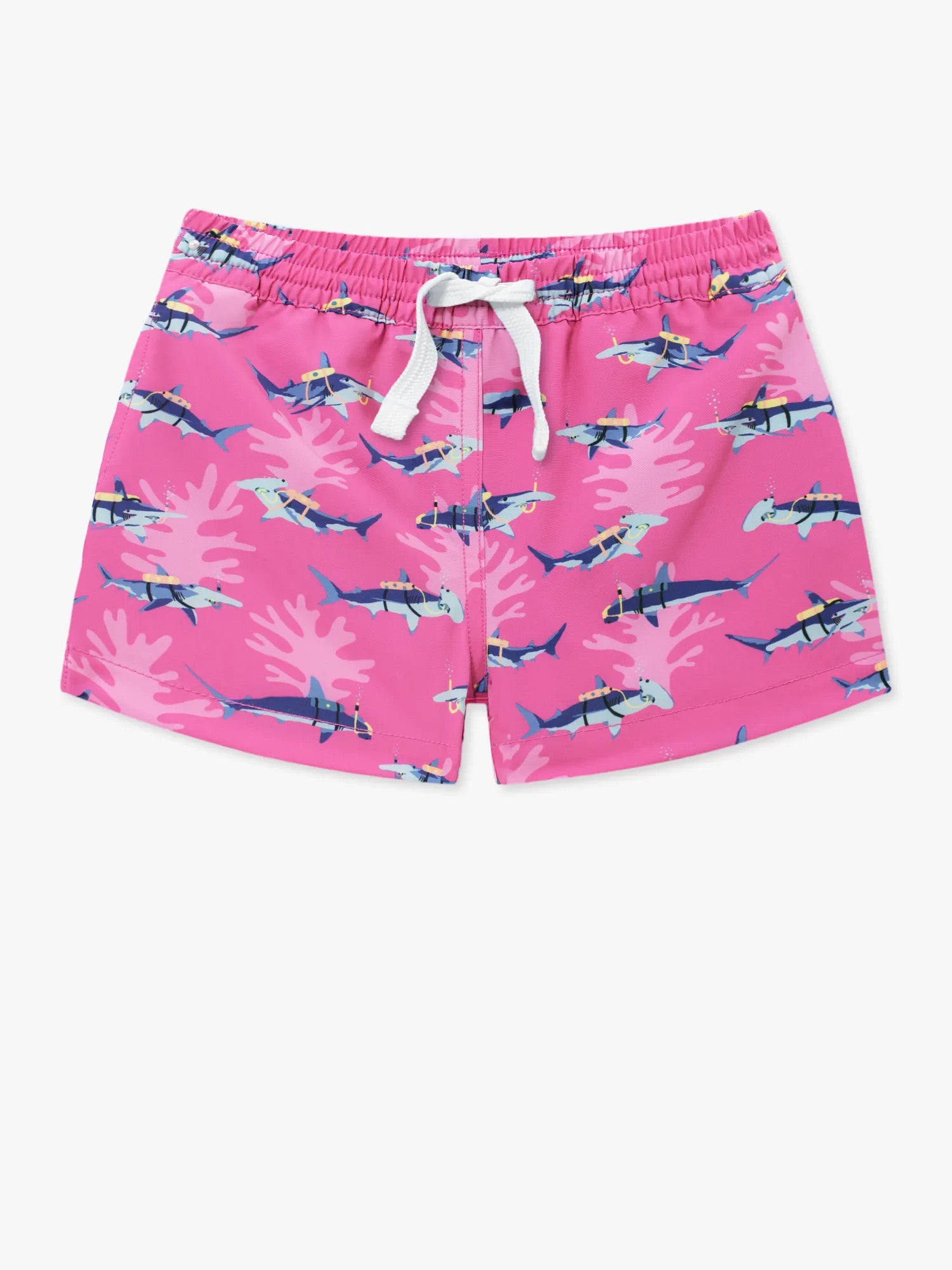 Chubbies The Lil Great Pink Shark  Toddler Swim Trunk
