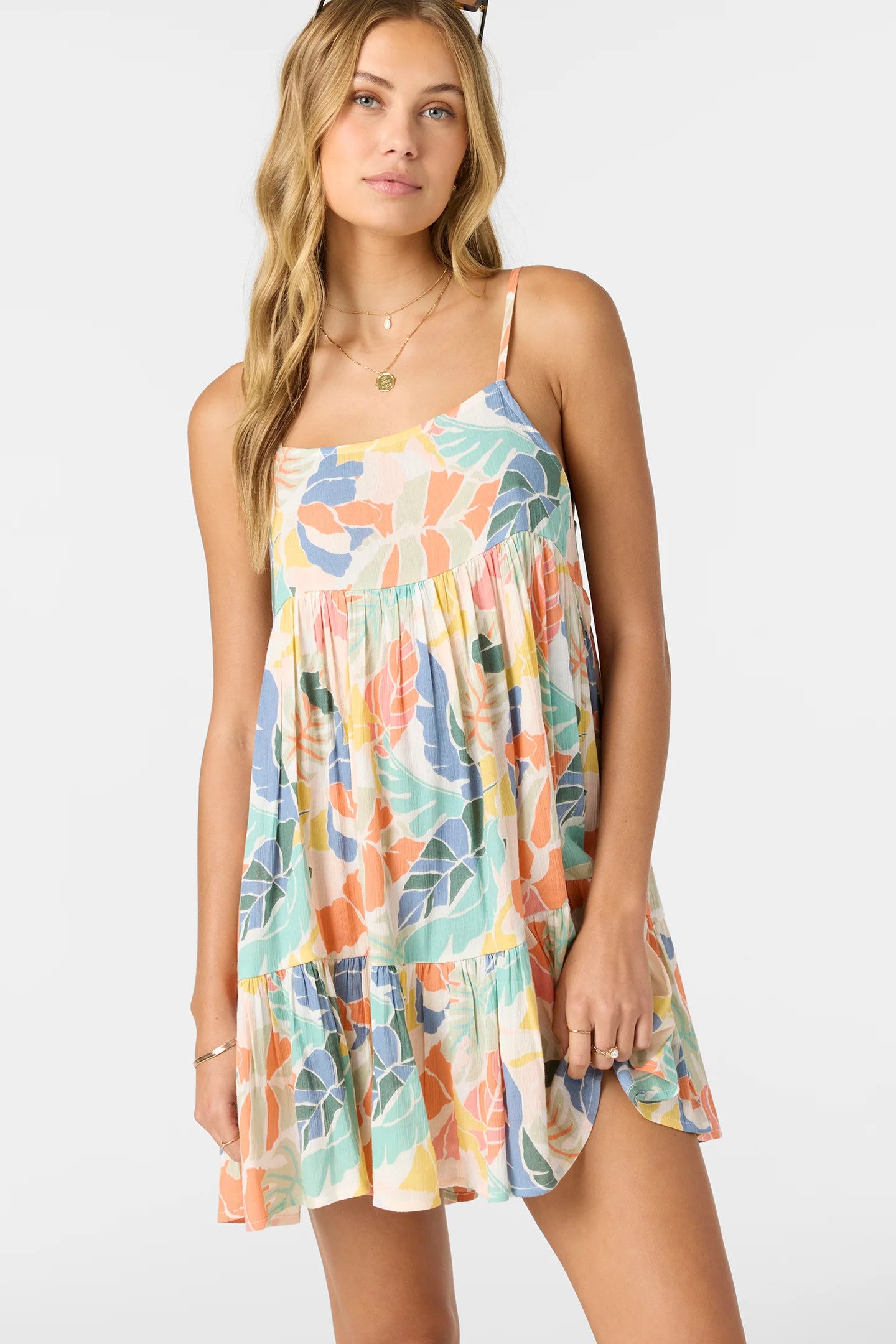O'Neill Saltwater Essentials Rilee Printed Mini Dress  Multi Color