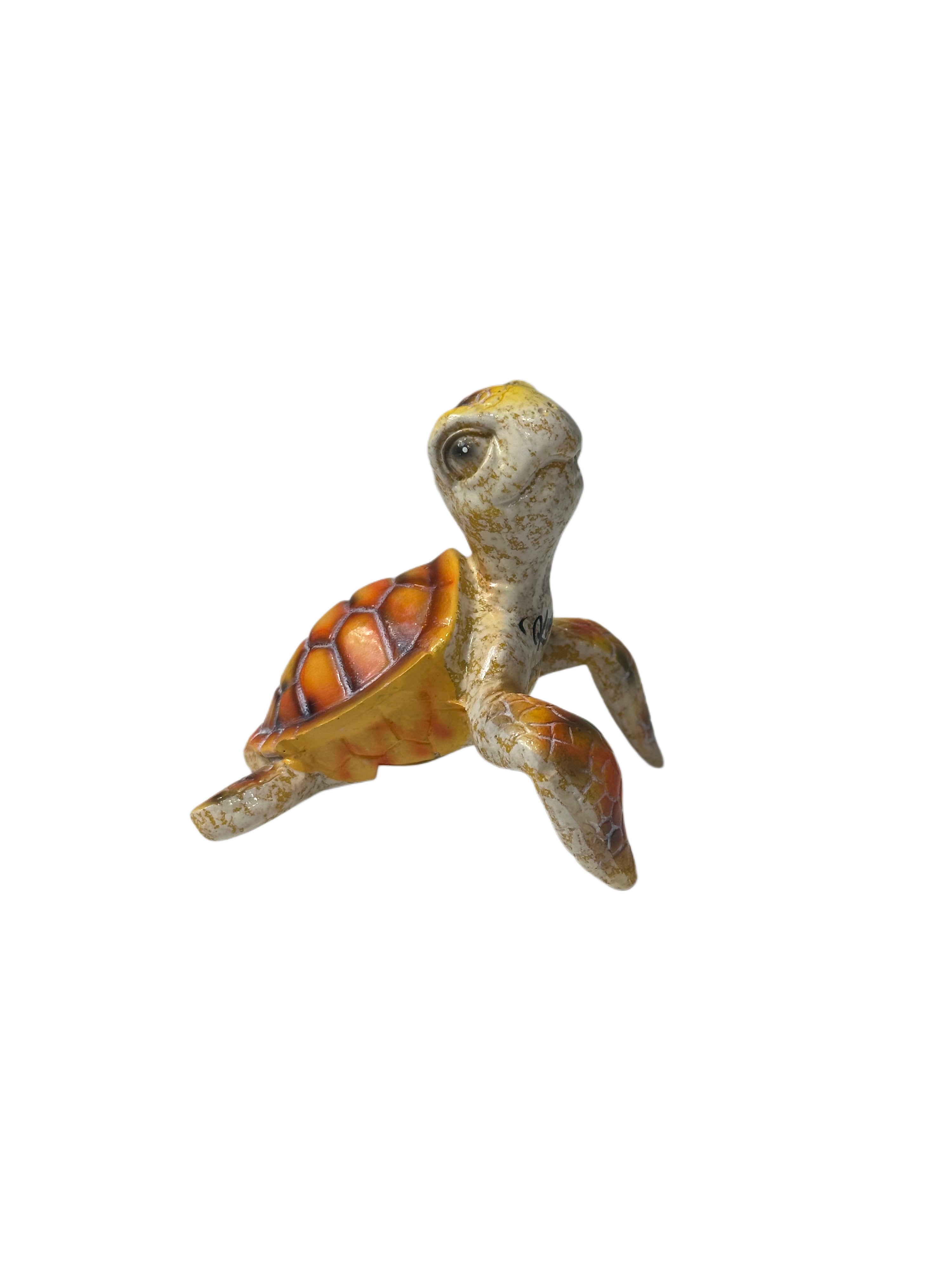 Sea Turtle Key West Figurine Orange