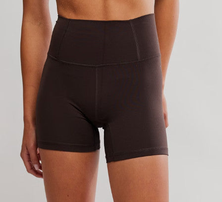 Free People Never Better Bike Short Chocolate