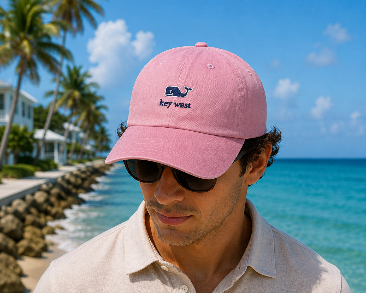 Vineyard Vines Key West Classic Baseball Hat Flamingo