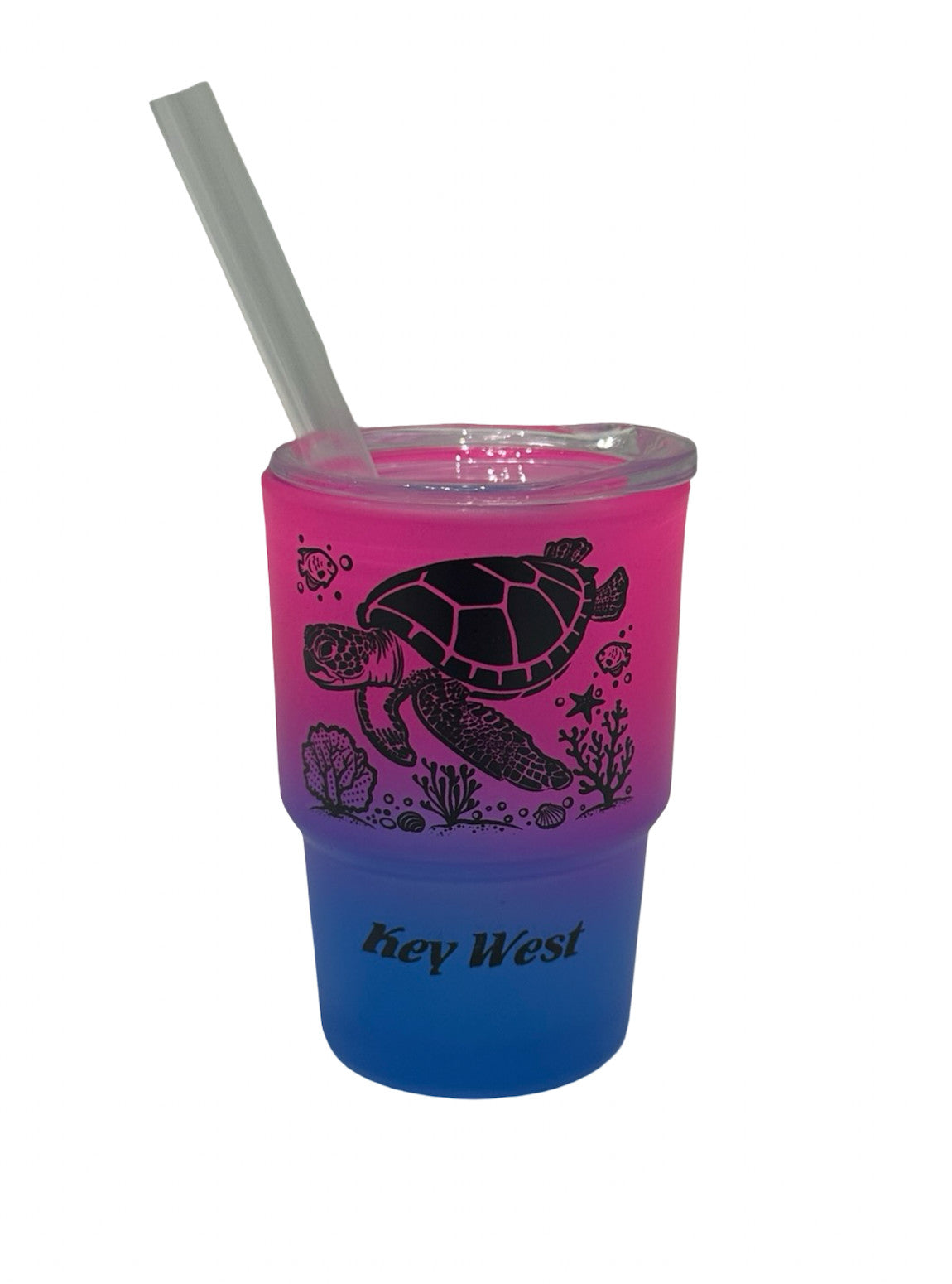 Turtles & Tides Key West Matte Mini Tumbler Shot Glass