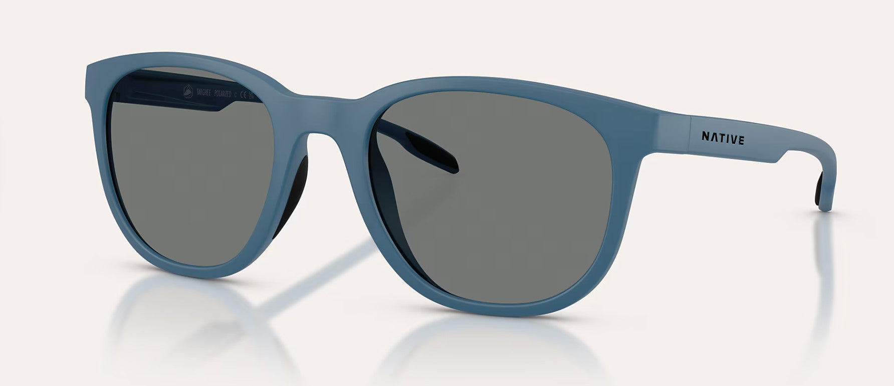 Native Eyewear Targhee Overland Blue Frame w/ Grey Lens Sunglasses Polarized