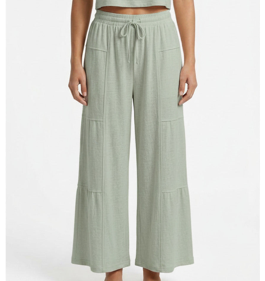 Shaddow and Fish Coreen Slub Knit Pants