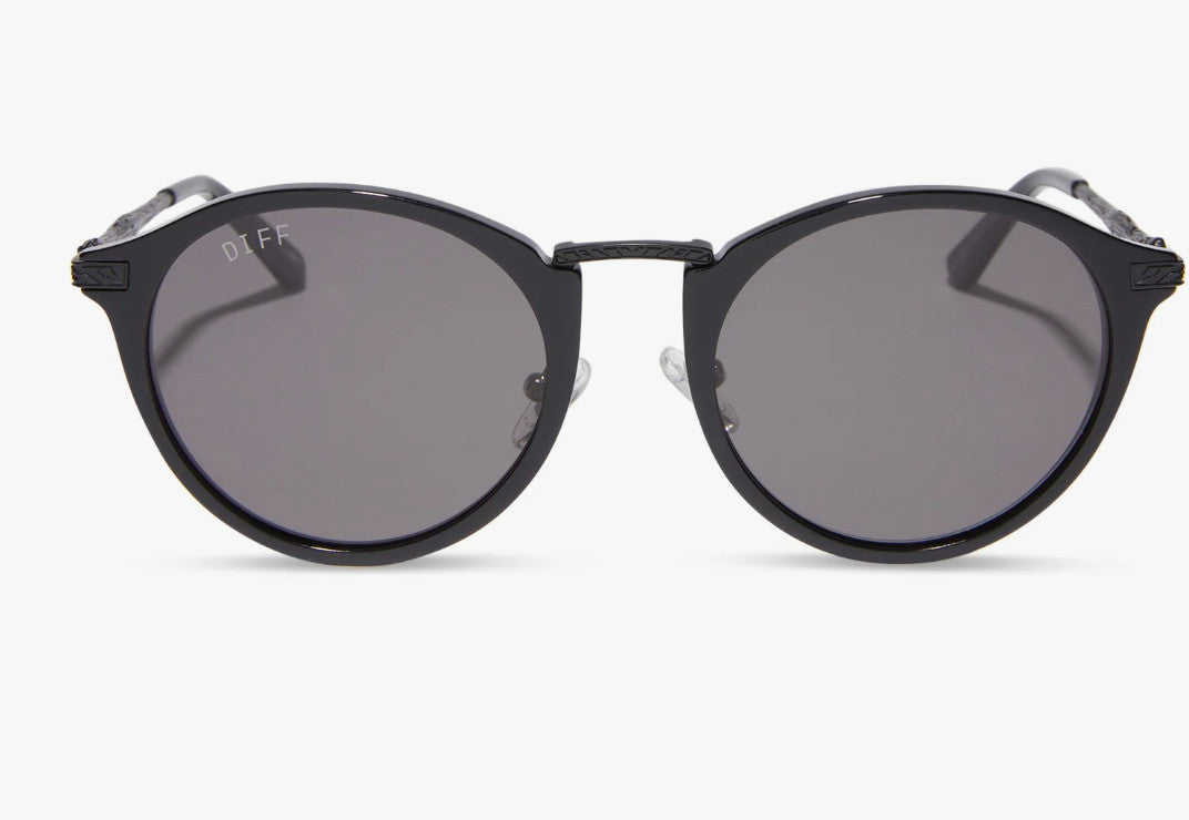 Diff Harry Potter 2.0 Tuxedo Black Frame w/ Yule Ball Grey Lens Sunglasses