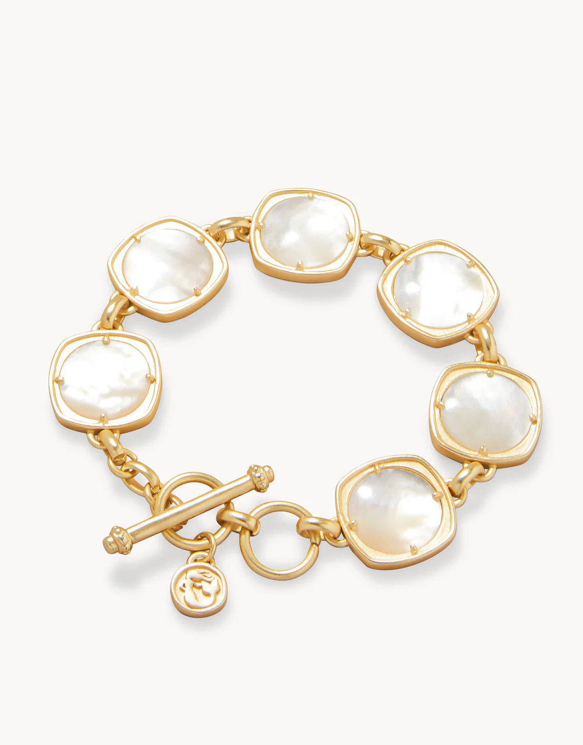 10mm Gold Charlie Bracelet Mother-