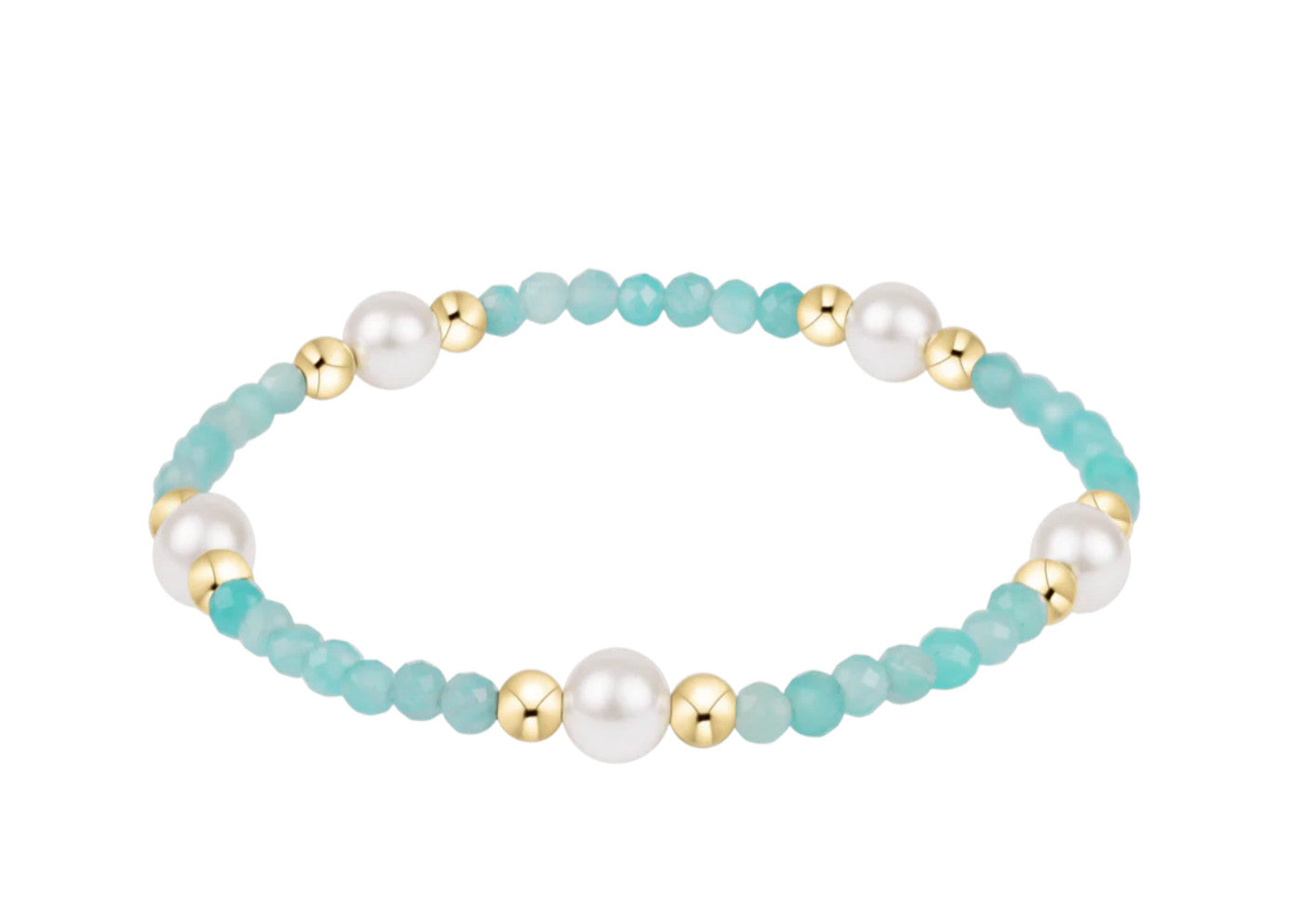 Enewton Purpose Pearl 6mm Gem Bead Bracelet SS'62