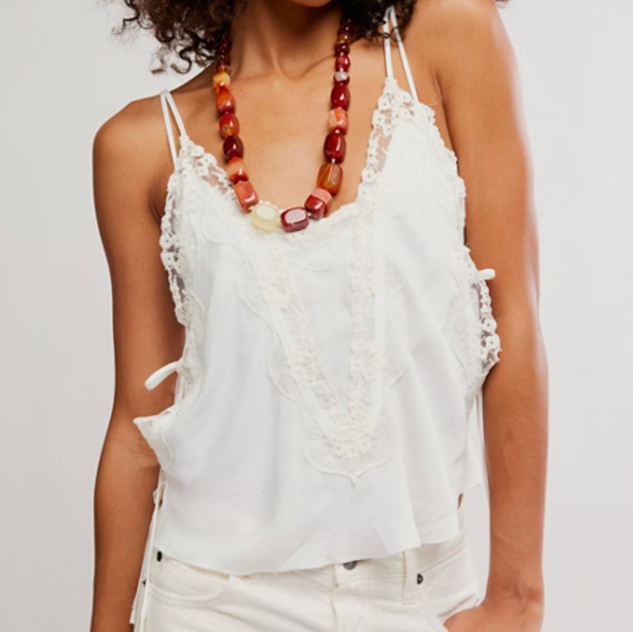 Free People Someone Like You Cami Clean Ivory