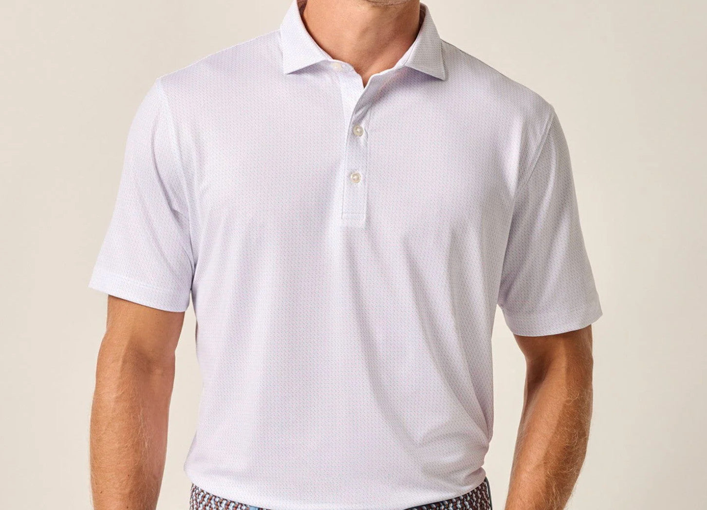 Johnnie-O Performance Jersey Polo Tee Time Maliblu