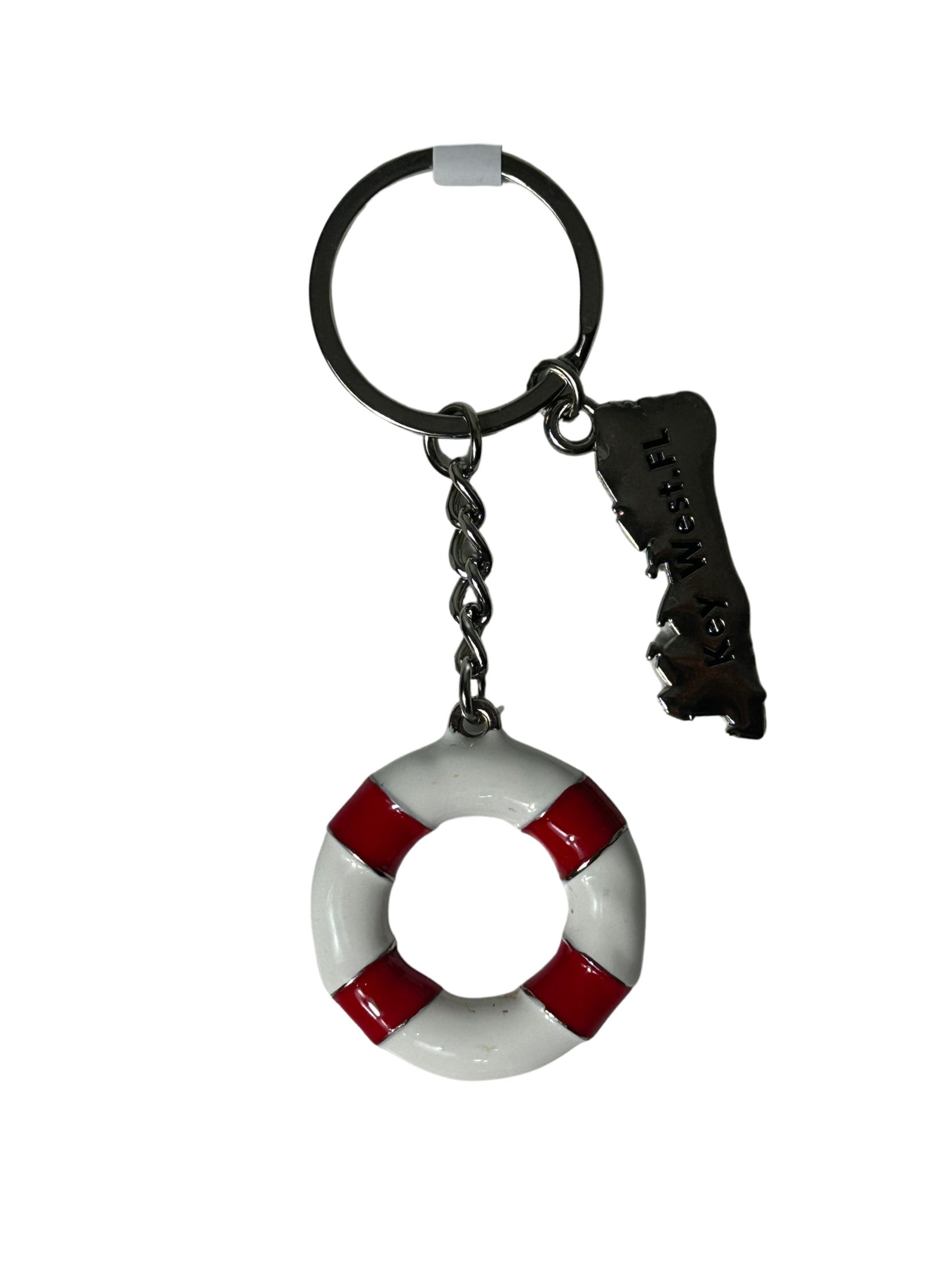 Lifesaver Float Key West Keychain Red