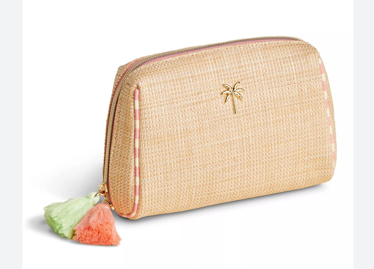 Spartina Boho Cosmetic Pouch Palm Tree