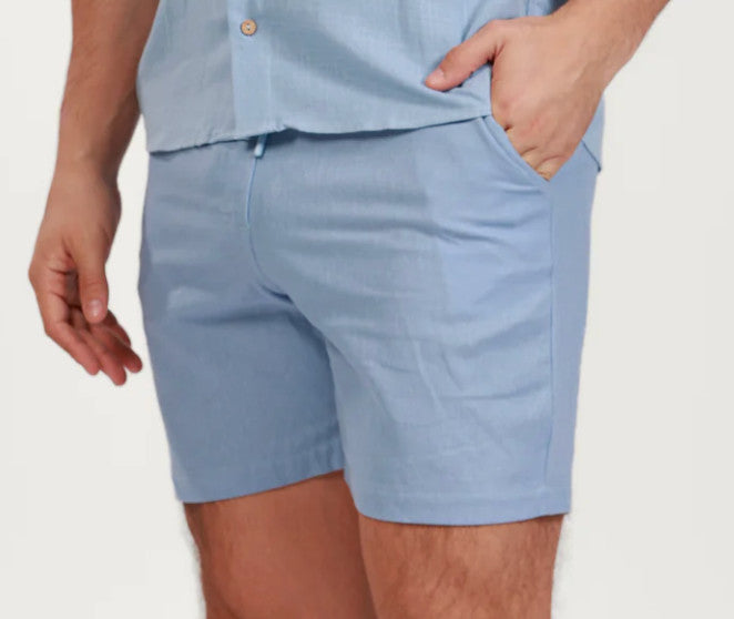 Salty Weekend Oliver Linen Shorts