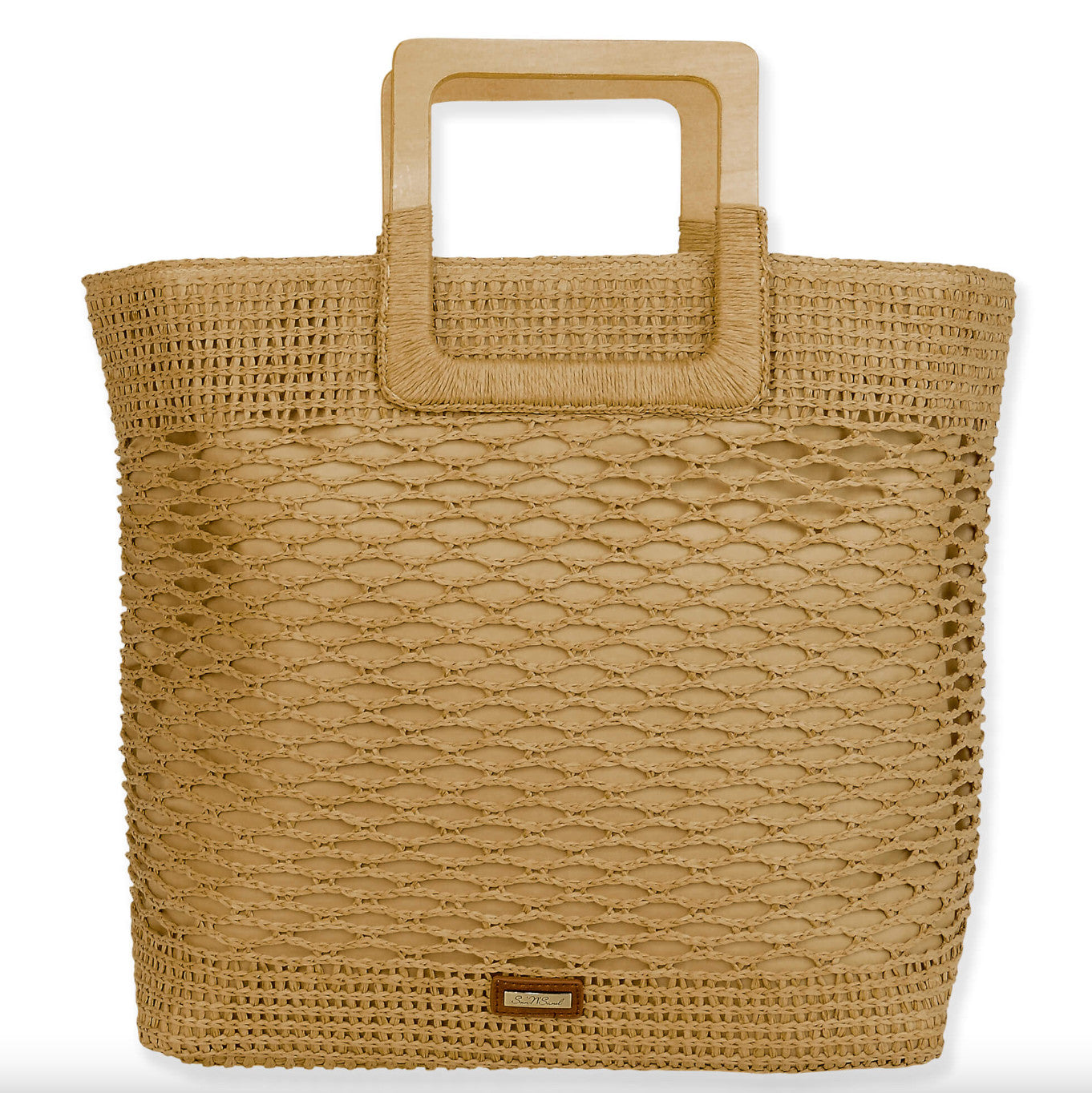 Sun 'N' Sand Chloe Crochet Shoulder Tote Bag