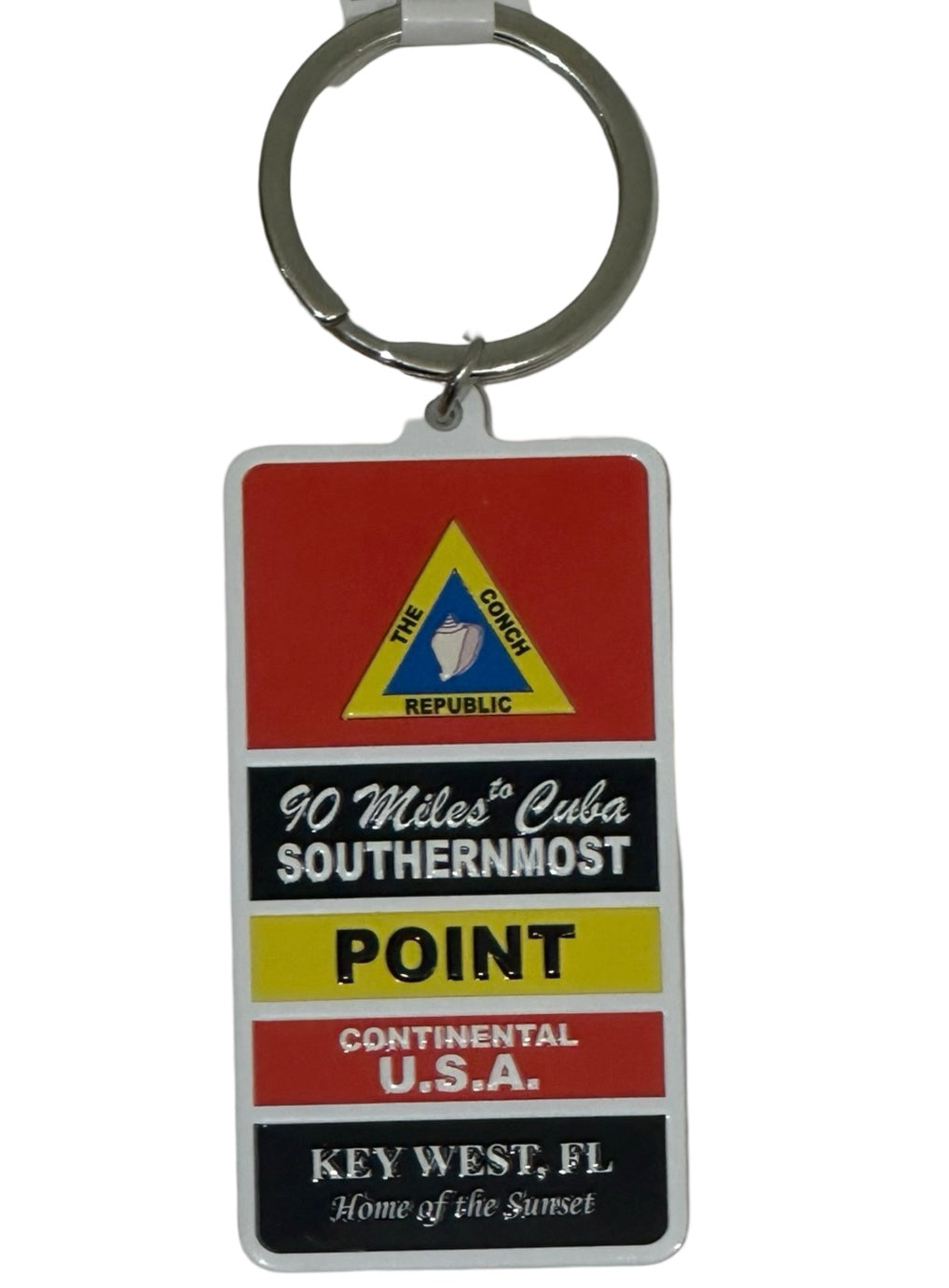 Southernmost Point Bouy Key West License Plate Keychain