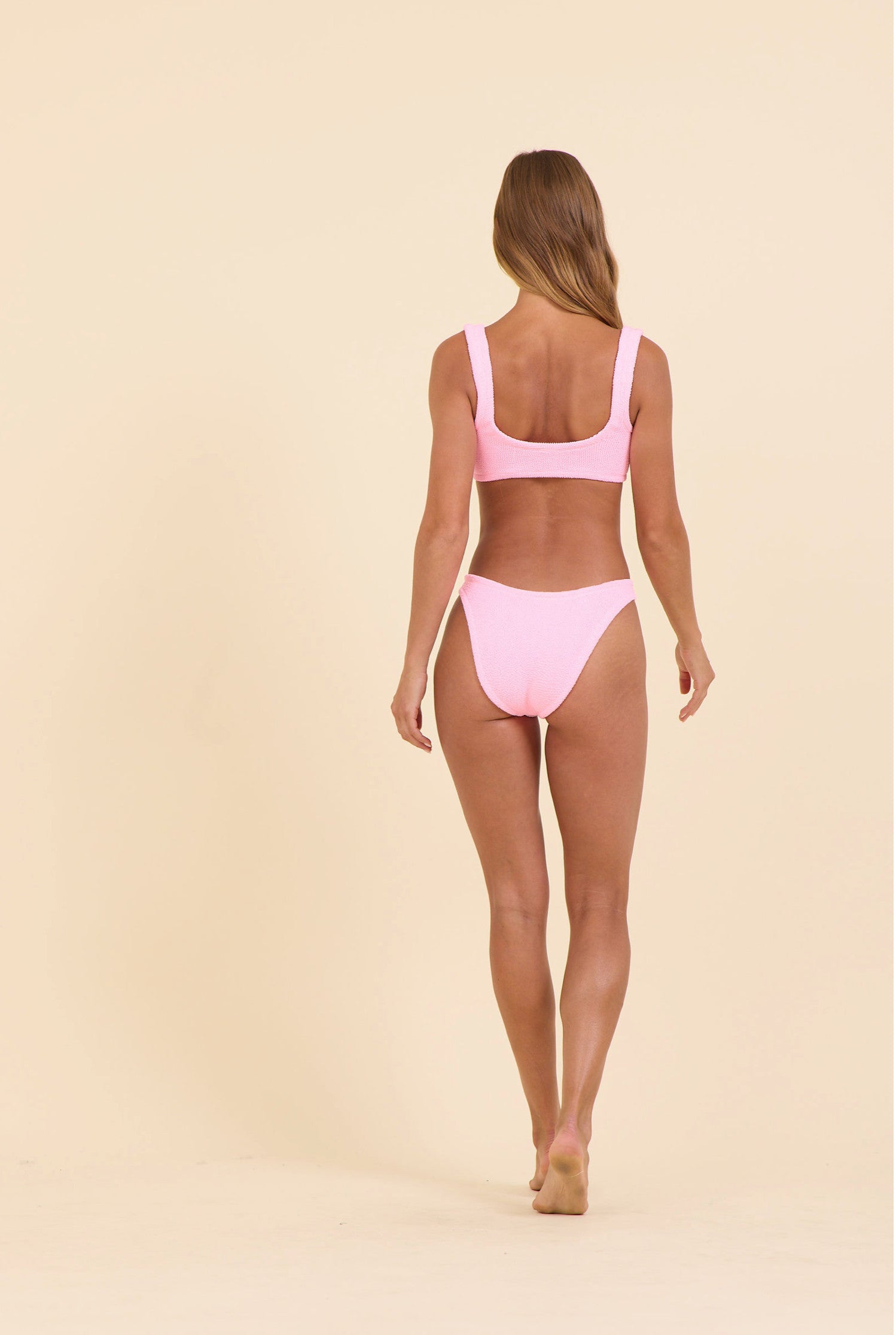 Surf Gypsy Krinkle High Waist Bottom Gypsy Pink O/S