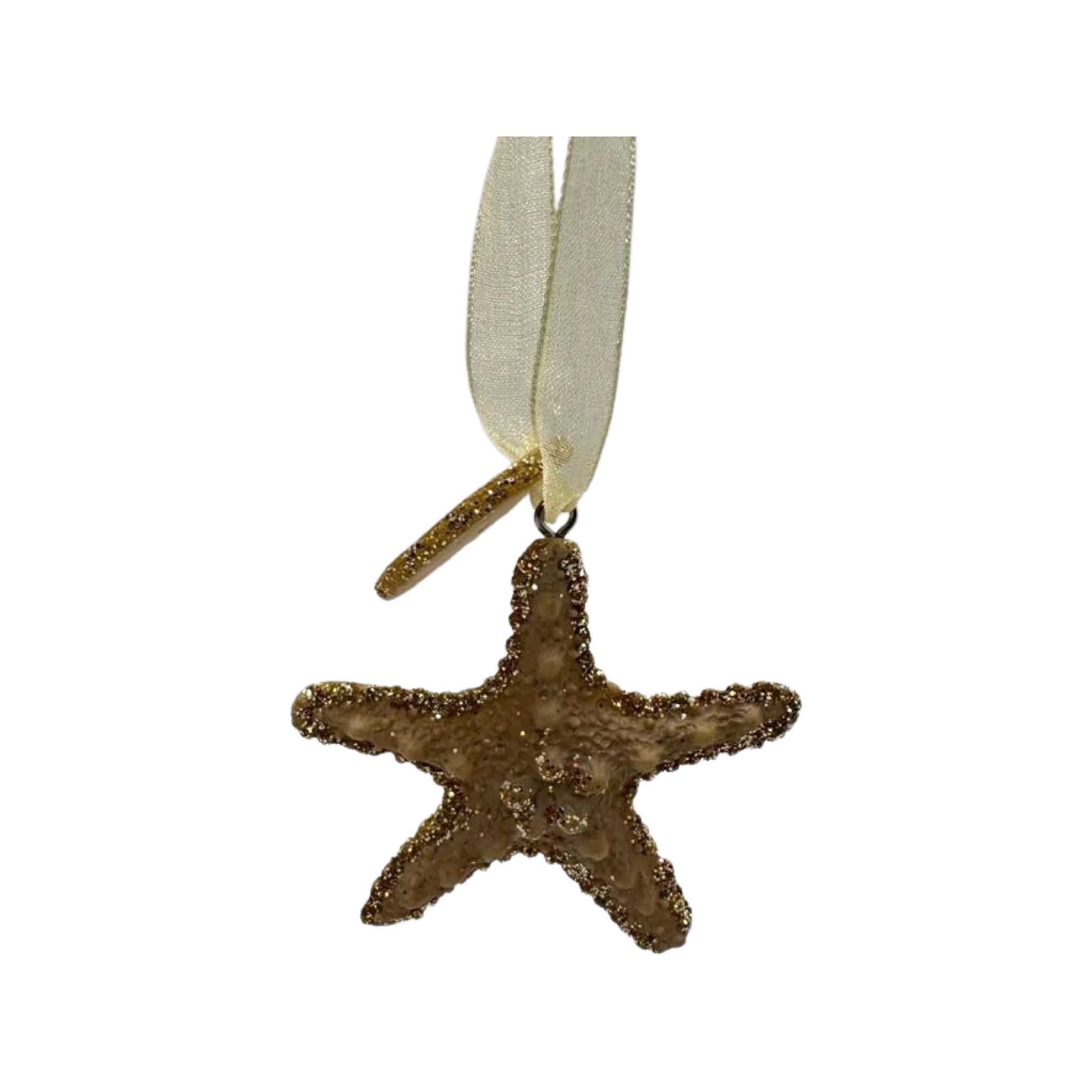Cape Shore Key West Starfish with Glitter Resin Ornament
