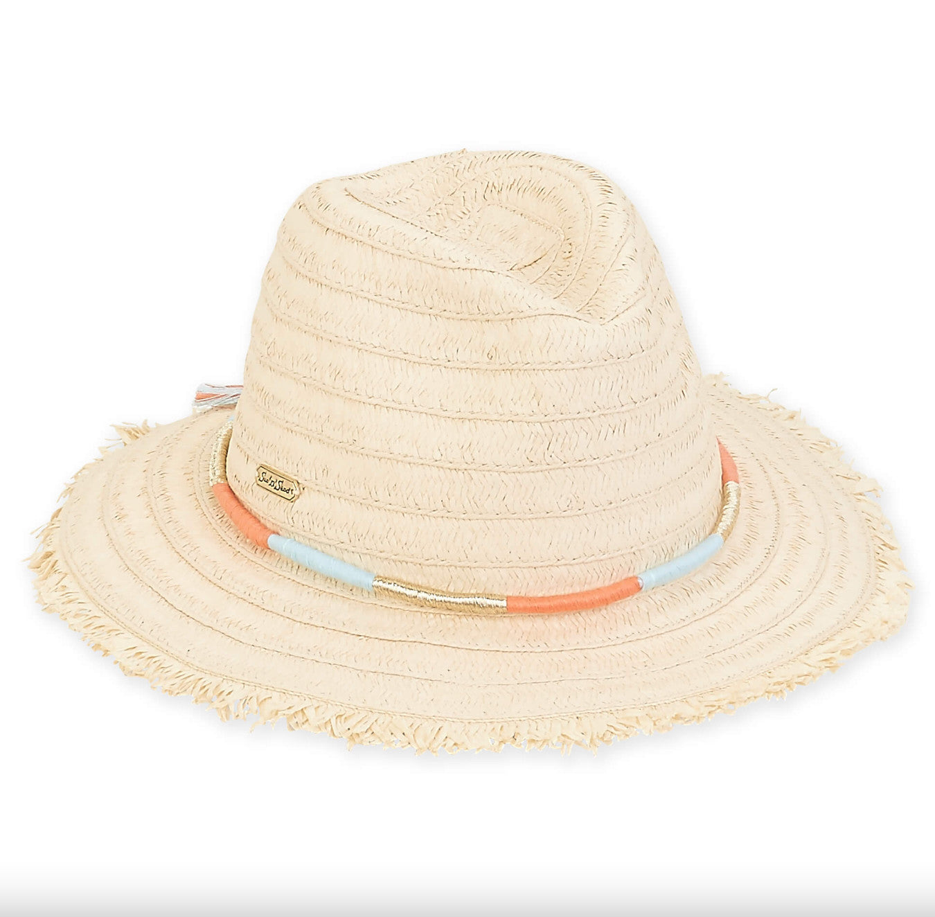 Sun 'N' Sand Savannah Colorful Rope Detail Safari Brim 3" Hat