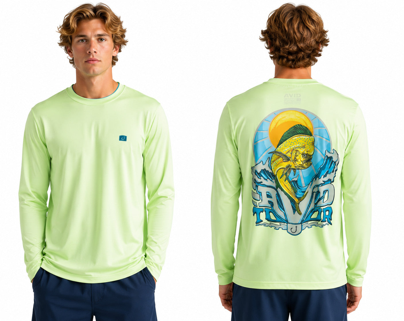 Avid Avidry Marlin Mayhem LS Shirt Lime