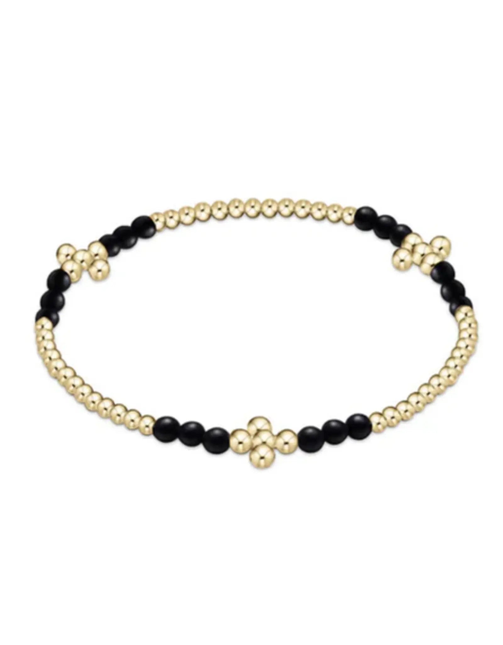 Enewton Signature Cross Gold Bliss Pattern 2.5mm Summer '23 Bead Bracelet