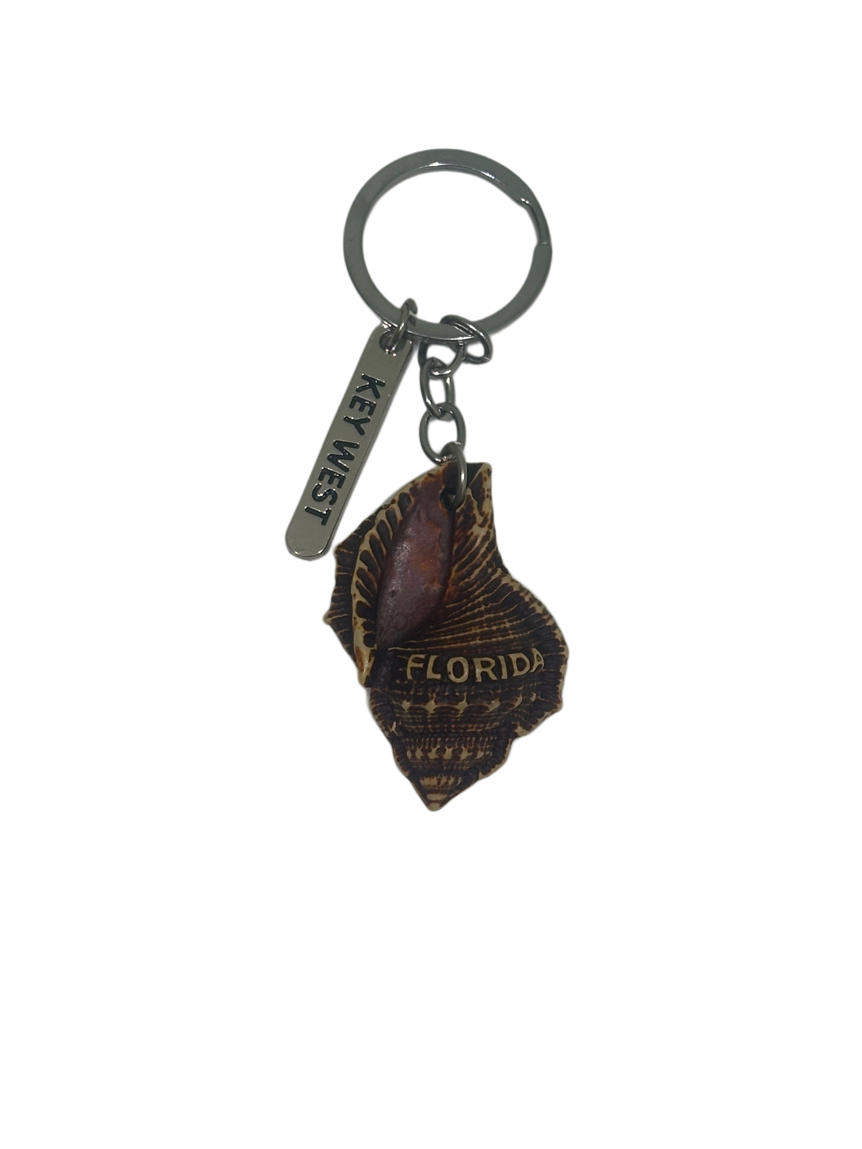 Seashell Conch Shell Key West Florida Keychain