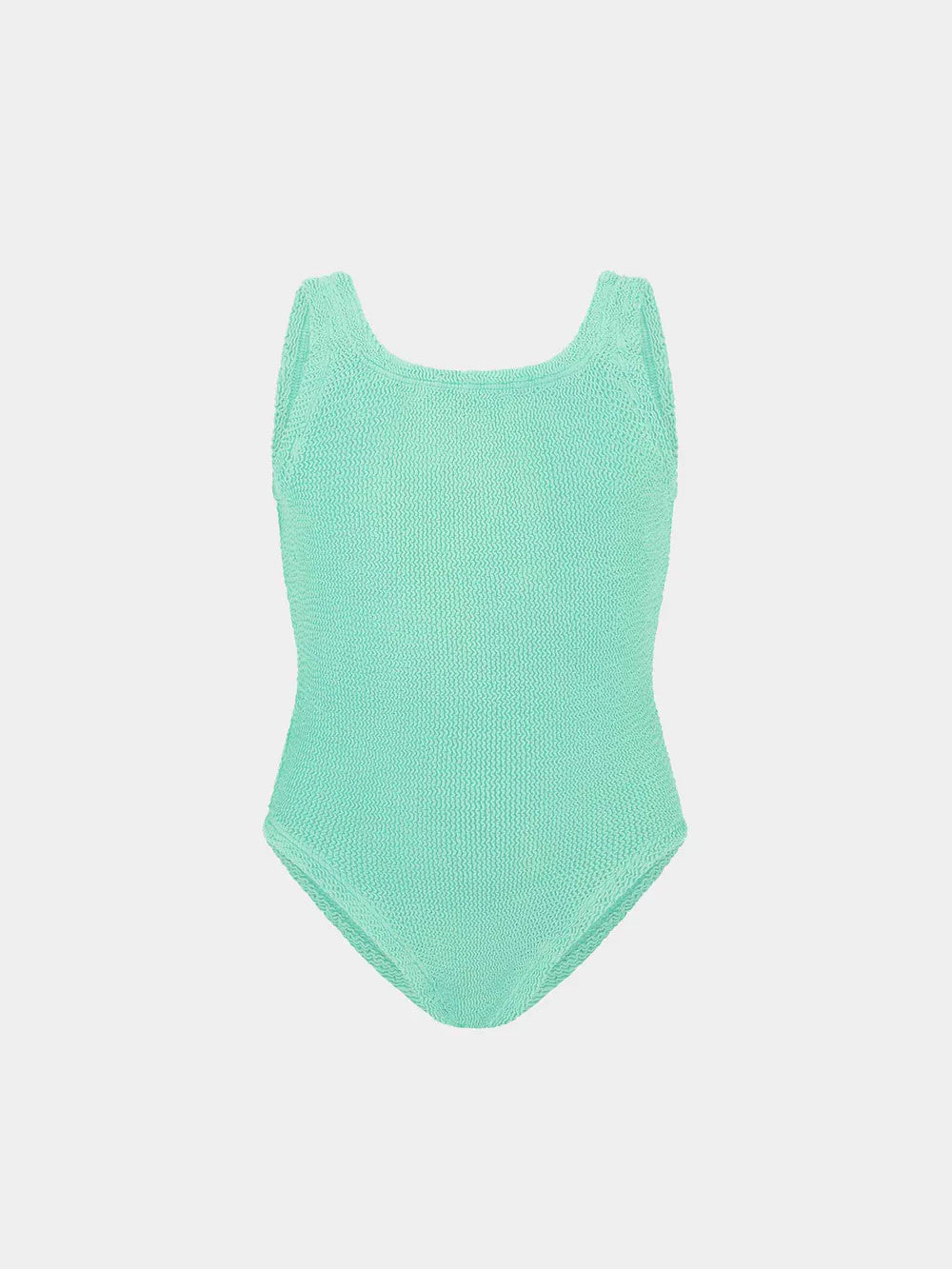 Hunza G Kids Classic One Piece Swimwear Metallic Mint 7 to 12 Years