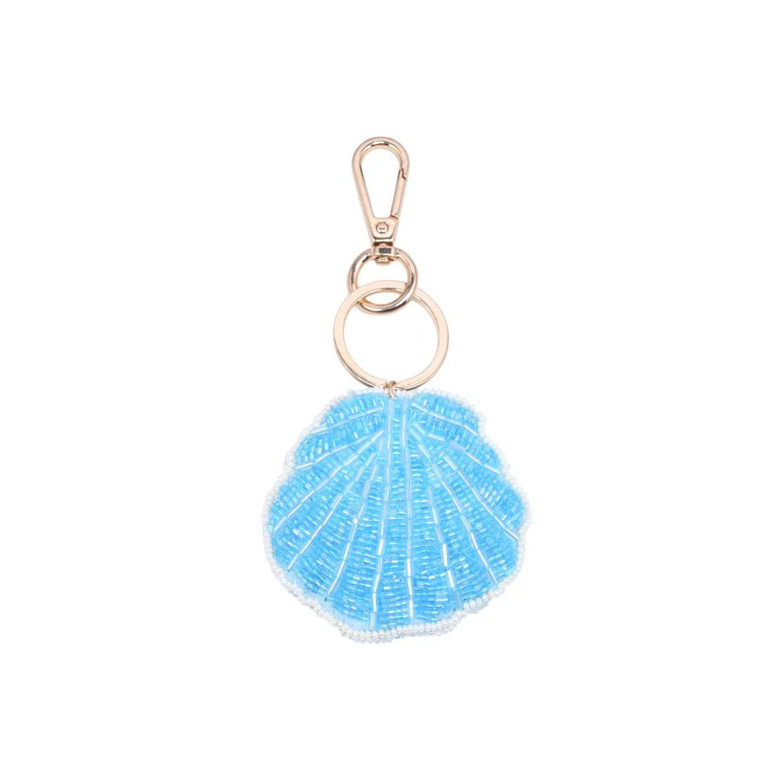 Shell Purse Charm Blue