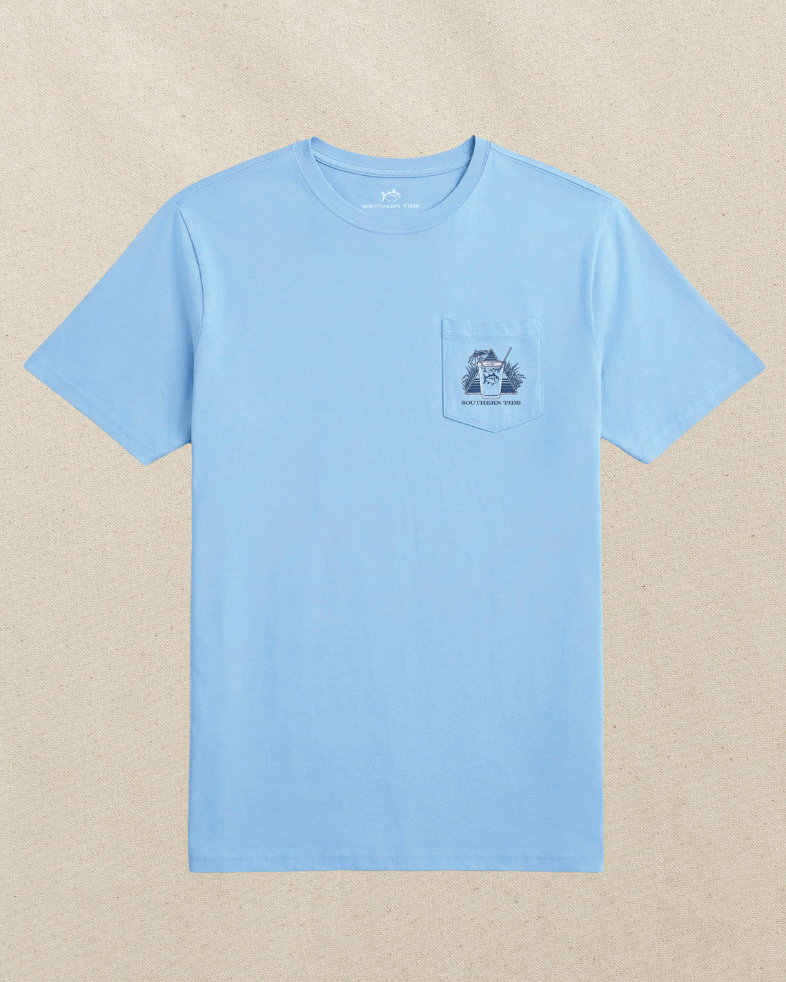 Southern Tide SJ Sunset Cocktail Tee SS Ocean Channel