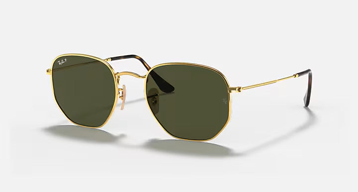 Ray Ban Hexagonal Arista Frame w/ G-15 Green Lens Sunglasses