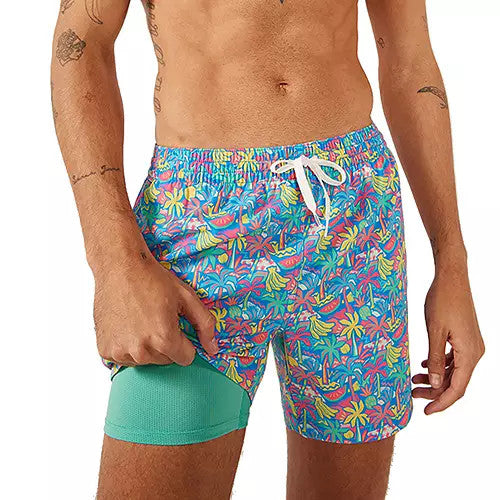 Chubbies Tropical Bunches 5.5" Lined Classic Stretch Swim Trunks