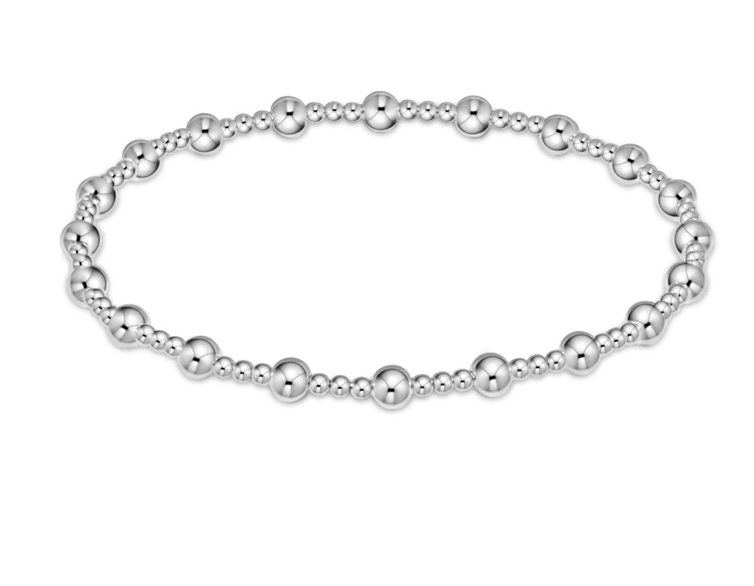Enewton Classic Sincerity Pattern 5mm Bead Bracelet Sterling Silver