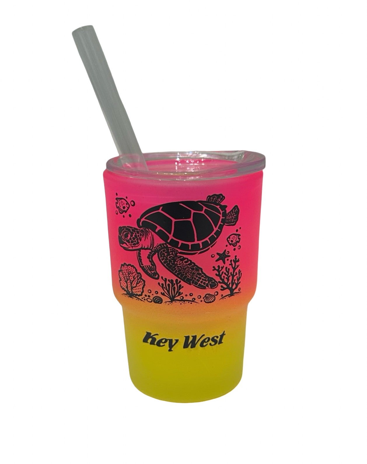 Turtles & Tides Key West Matte Mini Tumbler Shot Glass