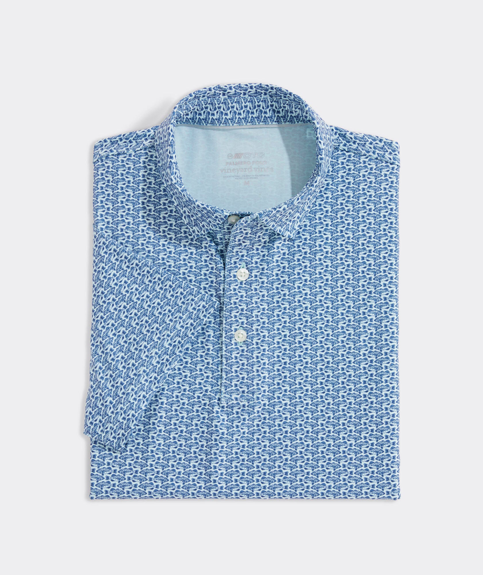 Vineyard Vines Palmero Polo Bass Micro BC Blue
