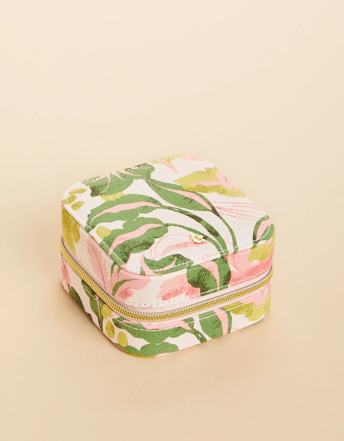 Spartina Jewelry Mirror Travel Case Palm Paradise