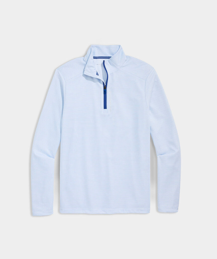 Vineyard Vines Sankaty Quarter Zip White Cap