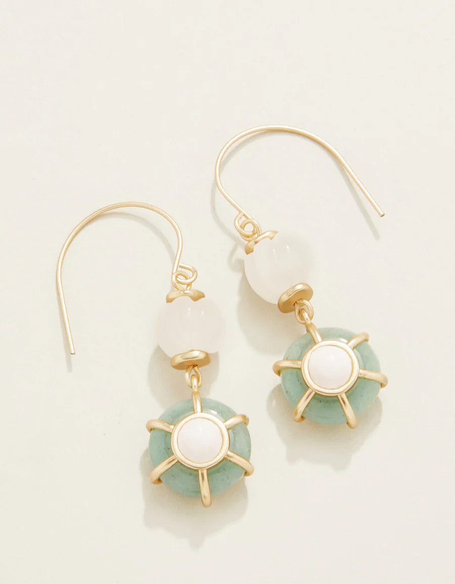 Spartina Chechessee Earrings White Jade
