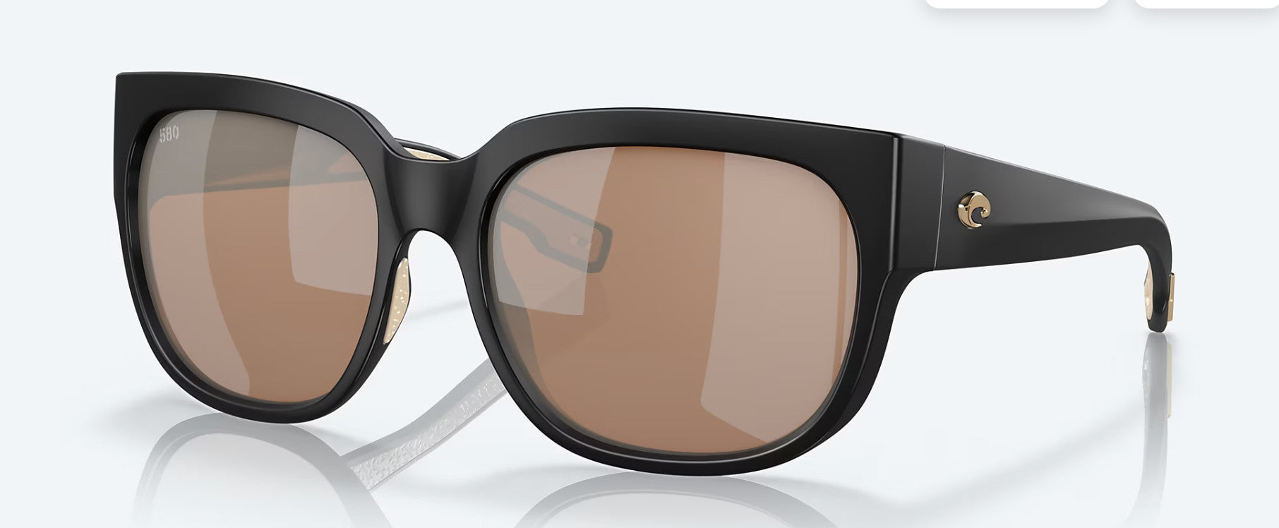Costa Waterwoman Black Frame w/ Copper Lens 580G Sunglasses Polarized