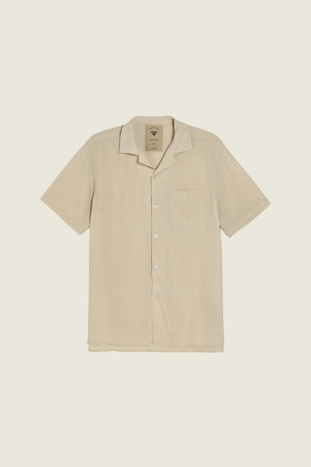 OAS Viscose Shirt Sand Plain*