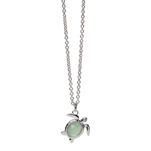 Spartina Sea Turtle Sea La Vie Necklace Silver