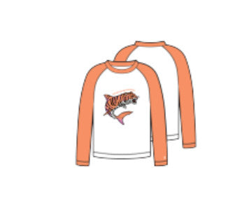 Chubbies Kids The Tiger Shark Toddler Rashguard