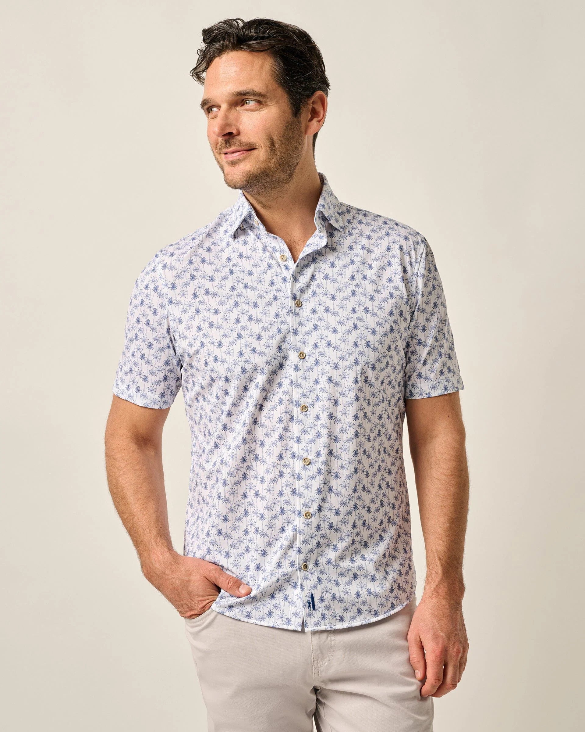 Johnnie-O Mendoncino Button Down Shirt White