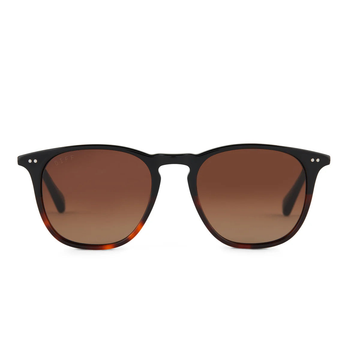 Diff Maxwell XL Dark Tortoise Frame w/ Brown Gradient Lens Sunglasses Polarized