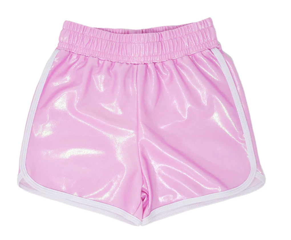 Flap Happy Morgan Retro Swim Shorts Bubble Gum Sparkle