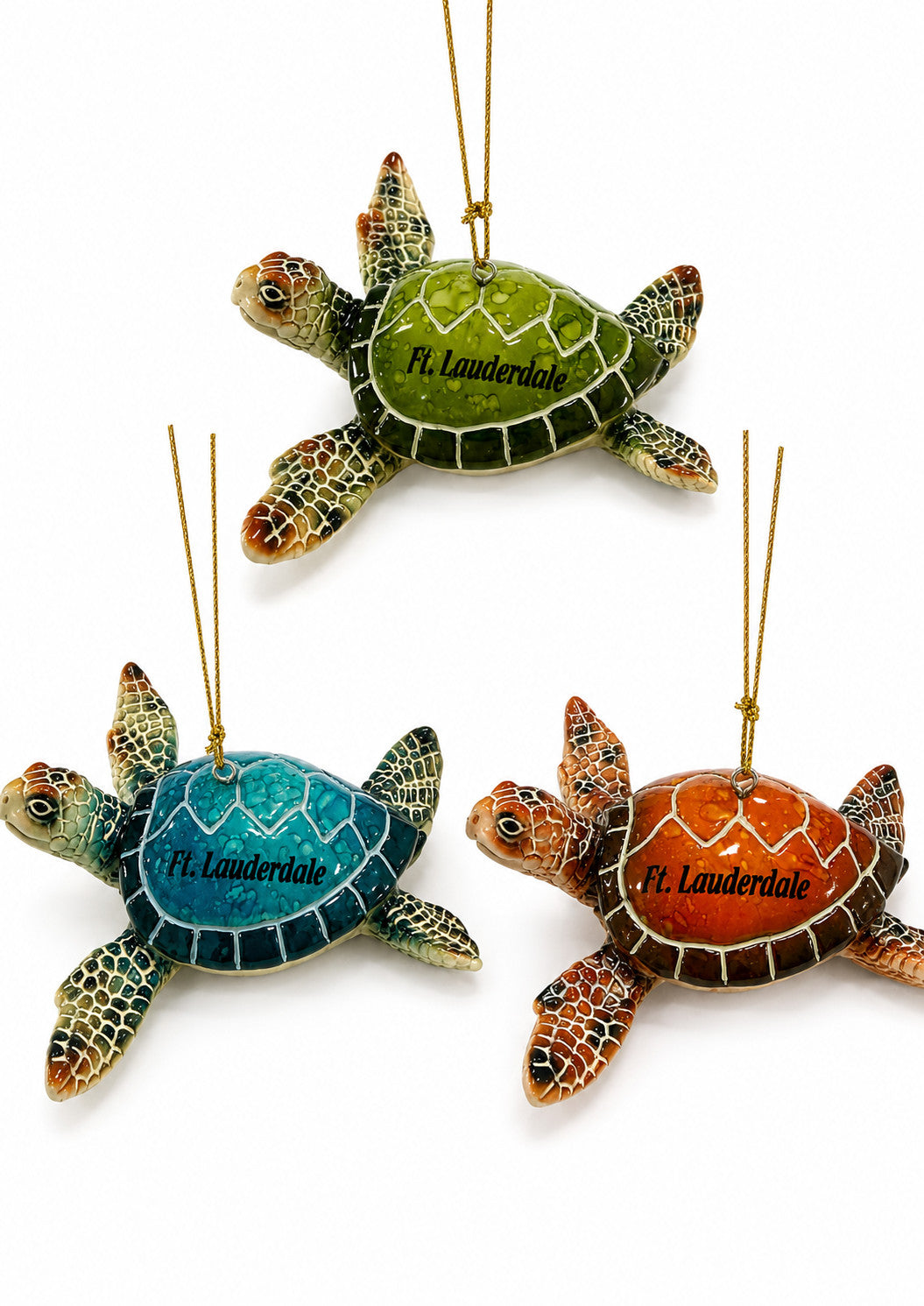 Sea Turtle Ft Lauderdale Ornament
